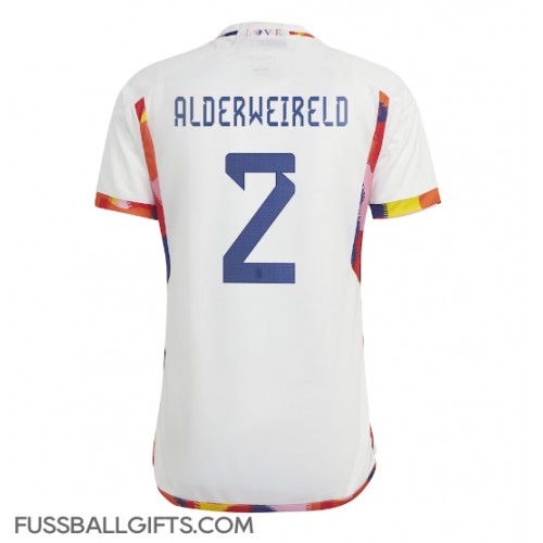 Belgien Toby Alderweireld #2 Fußballbekleidung Auswärtstrikot WM 2022 Kurzarm
